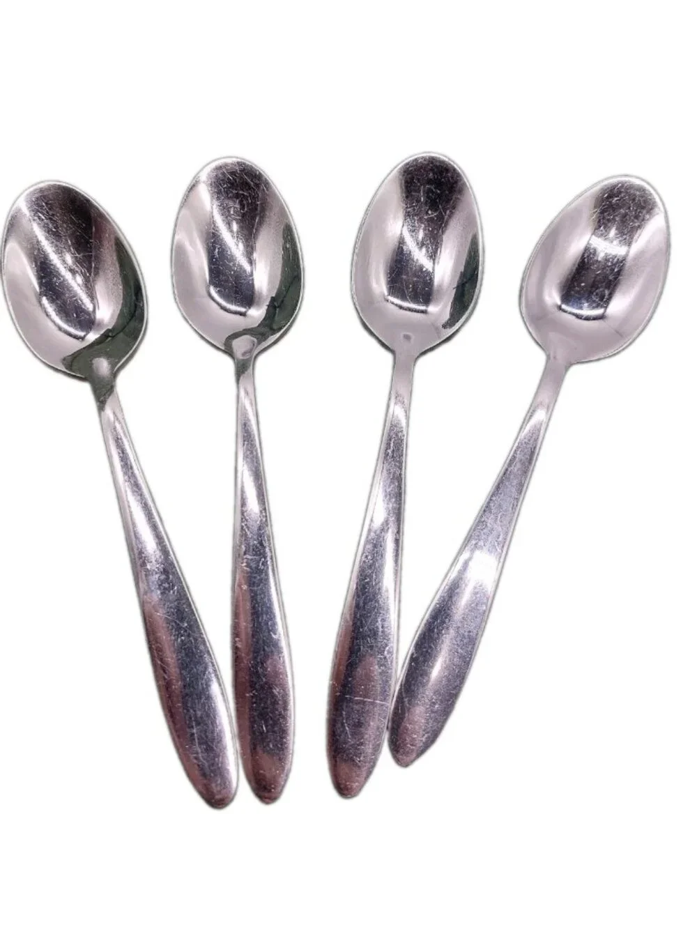 Oneida Taylor Everyday Flatware Soup Spoons Set 4 18/0 Stainless Steel 6.5